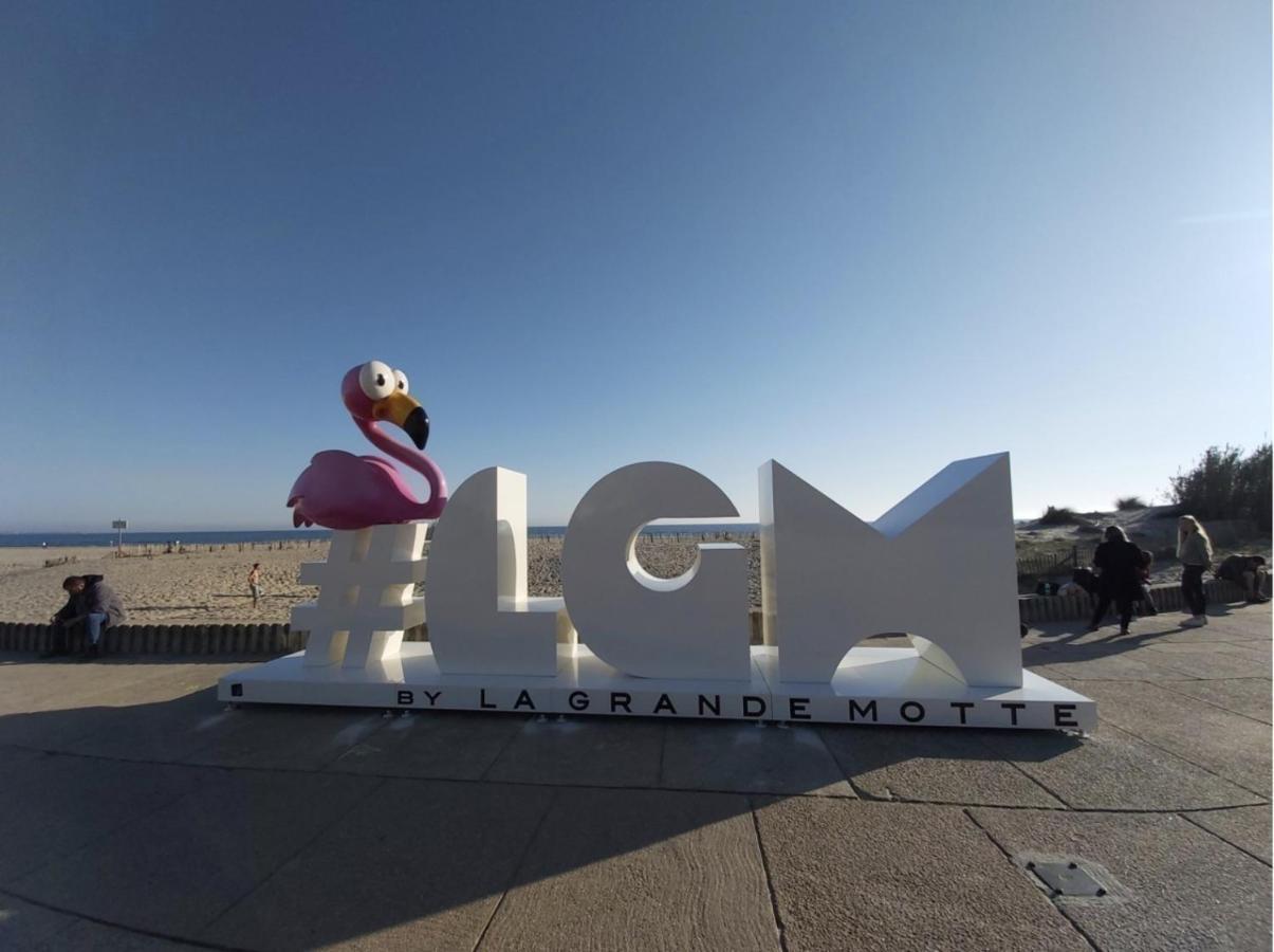 Super Appart ! Terrasse, Clim, Parking, 2Min Plage. La Grande Motte Bagian luar foto
